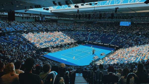 Packed Rod Laver Arena during an Australian Open match