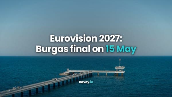 Burgas Pier stretching into the Black Sea under a clear sky